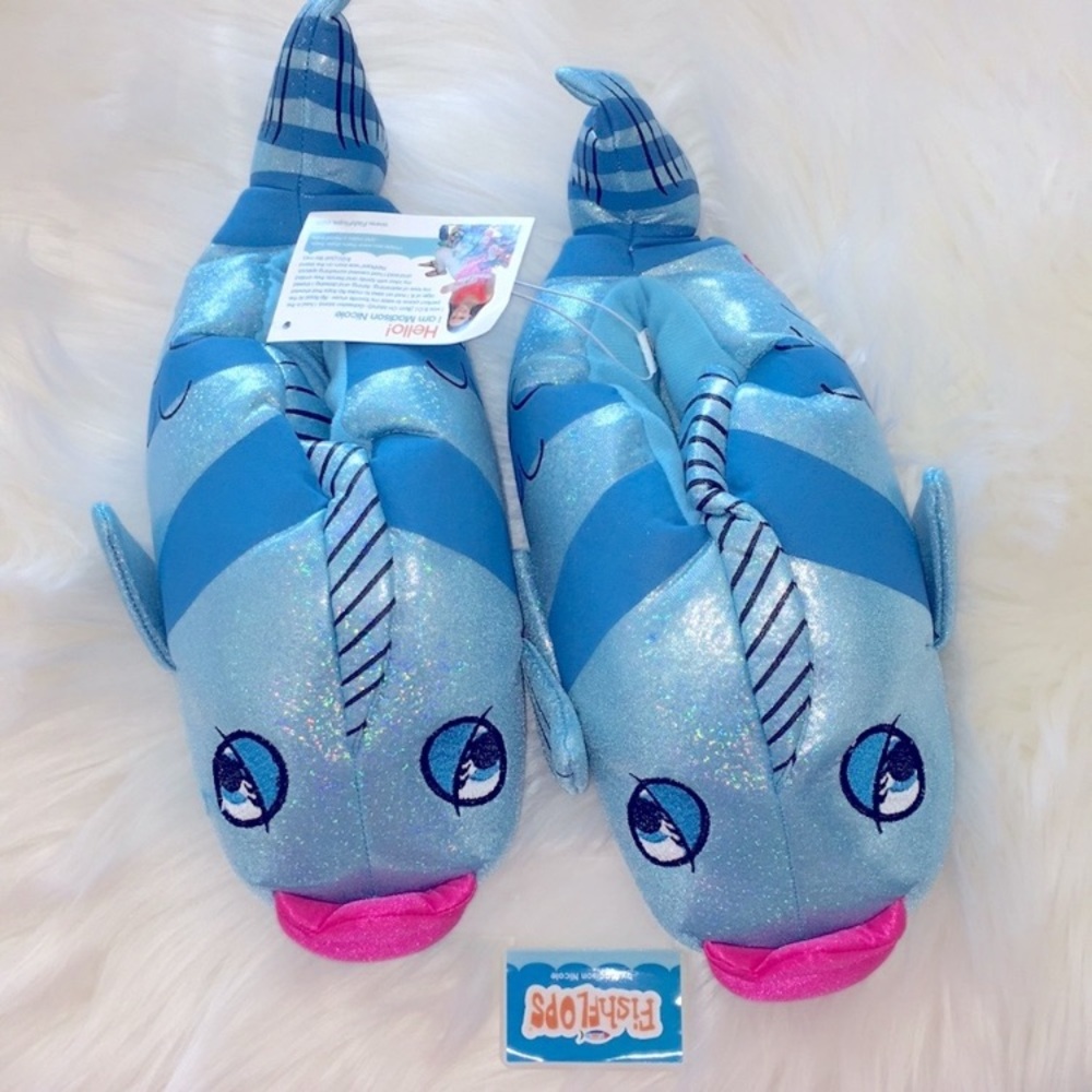 NWT Fish Flop Funny Women’s Slippers